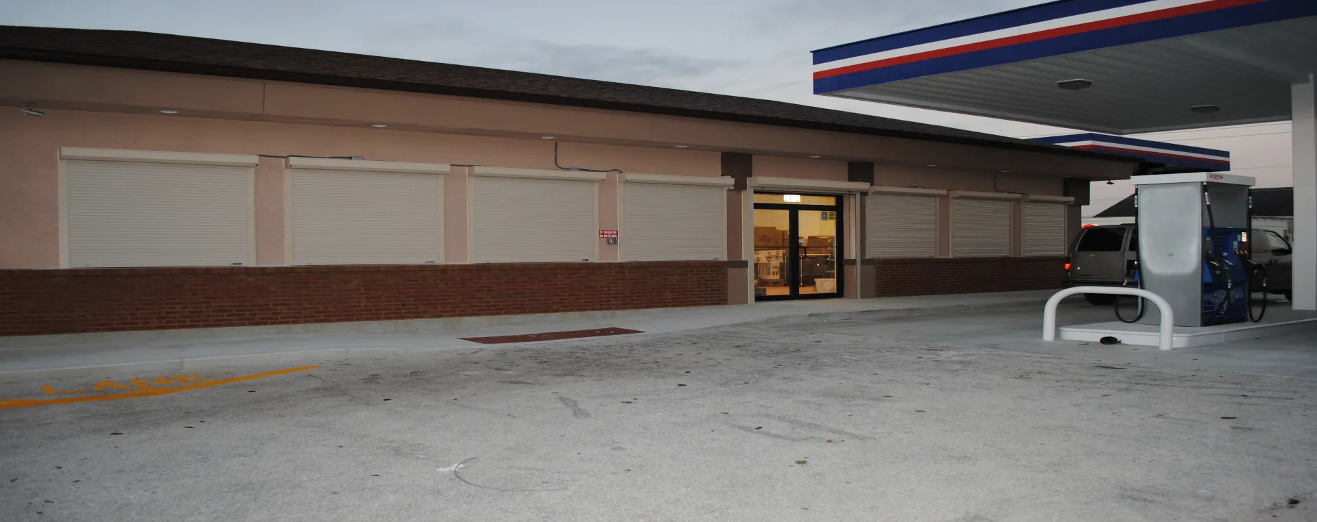 gas station